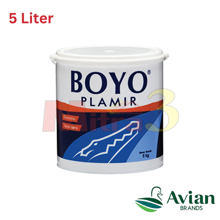 Cat Plamir Tembok Boyo Plamir 5 KG / Plamir Plamur Dinding Dempul Tembok 5KG