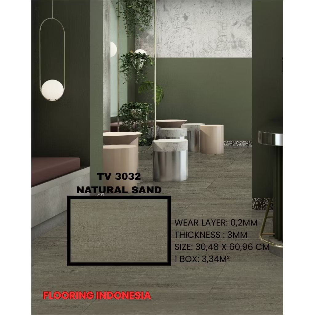 vinyl lantai Stone series TACO TV 3032 /Box
