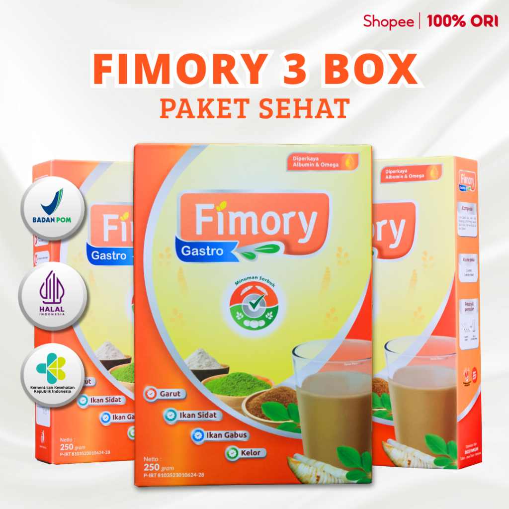 

Fimory Gastro Isi 3 Box - Atasi Maag, GERD & Perut Kembung | Herbal Alami Aman untuk Dewasa & Lansia