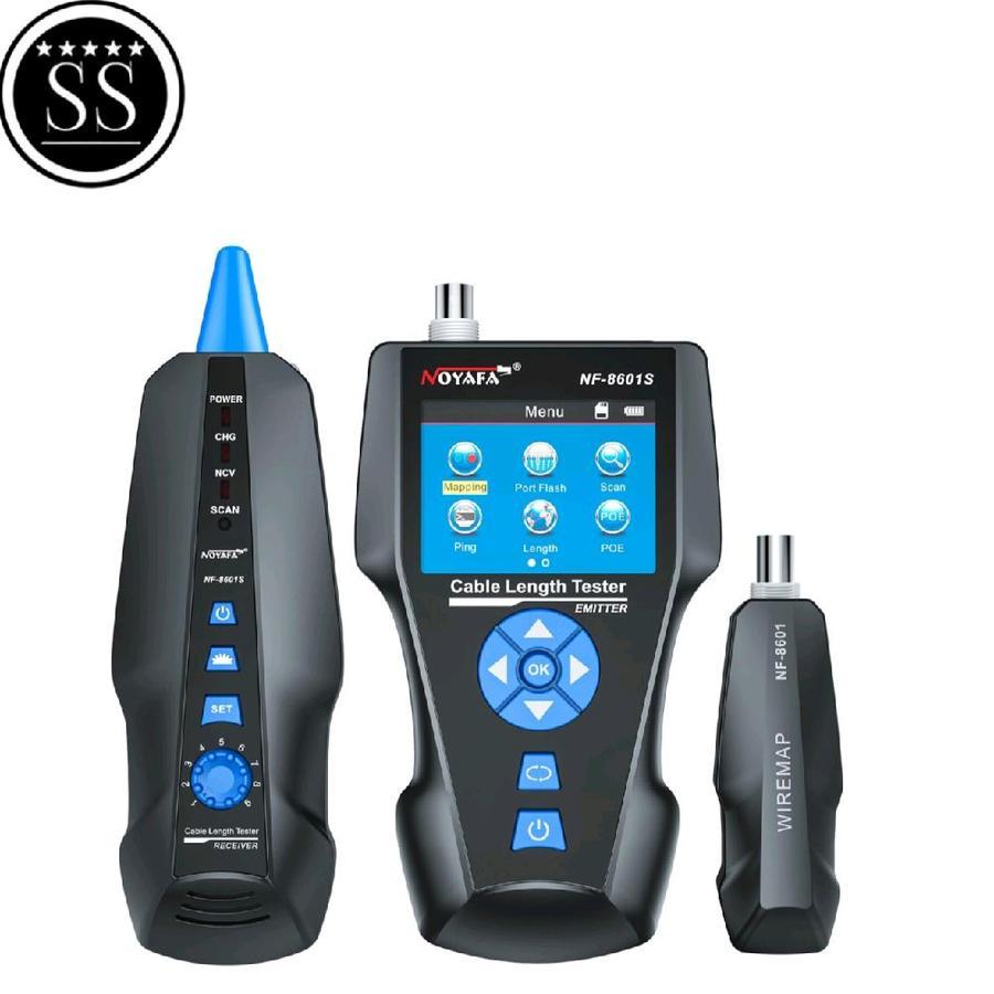 Noyafa NF-8601S Cable Length Tester/ Tester Kabel Jaringan Noyafa NF-8601S/ Alat Uji Panjang Kabel N