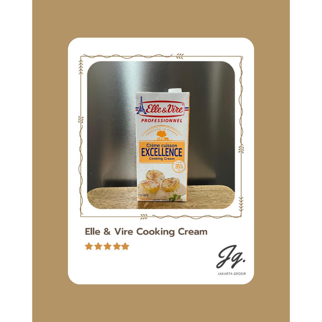 

Elle & Vire Crème Excellence Cooking Cream 1L – 35% Fat