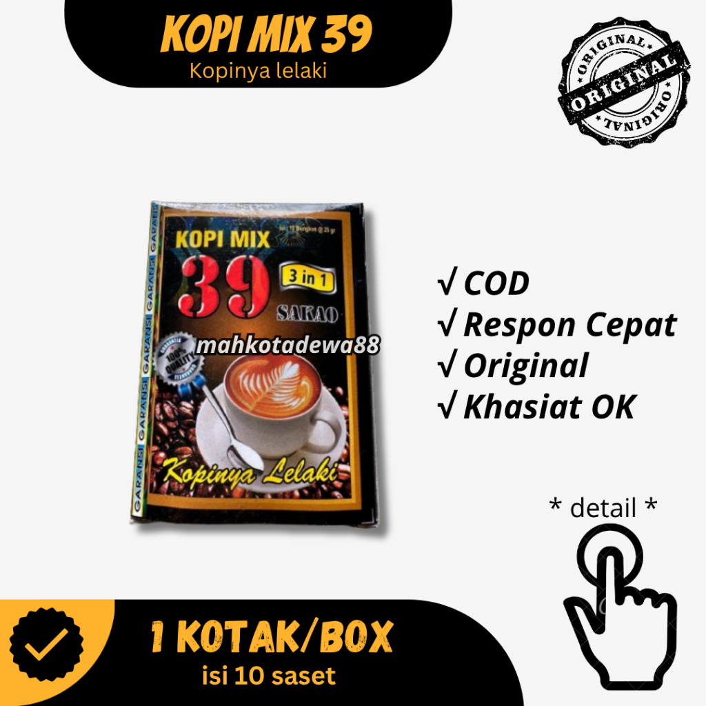 

KOPI MIX 39 SAKAO ASLI 1 BOX