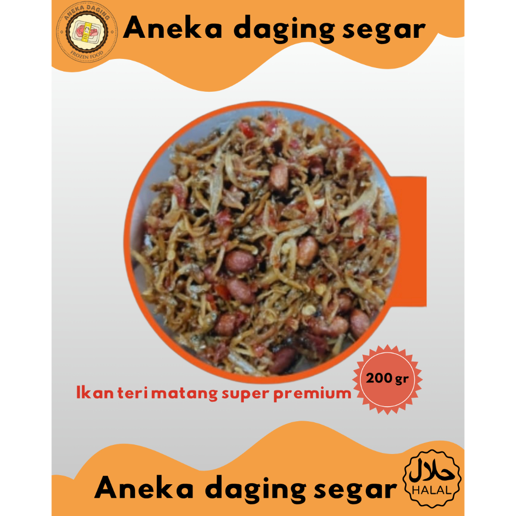 

Ikan teri sulawesi matang super premium