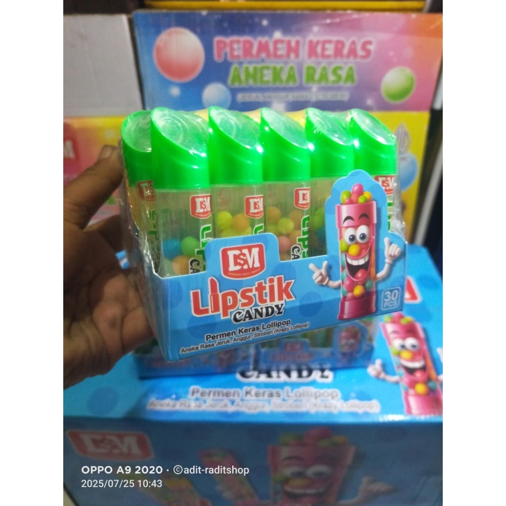 

Permen Lollipop Lipstik Candy Aneka Rasa Isi 30 Pcs