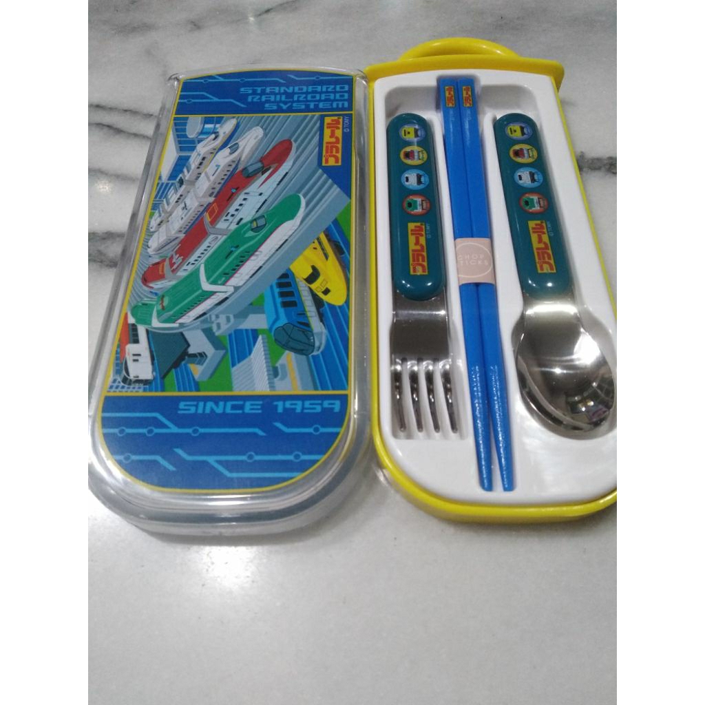 Sendok garpu Train Takara Tomy Jepang