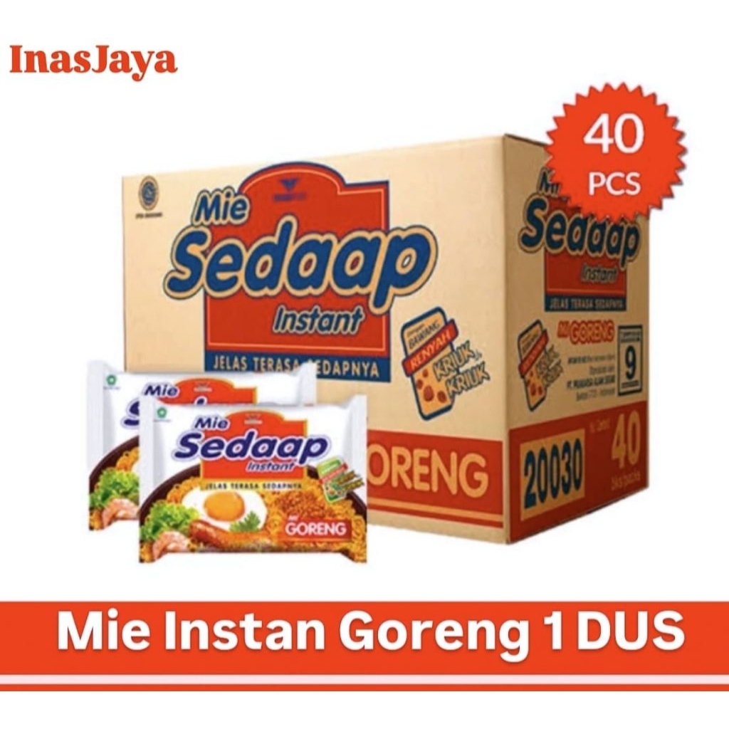 

1 Dus mie sedaap Goreng (is 40 pcs)
