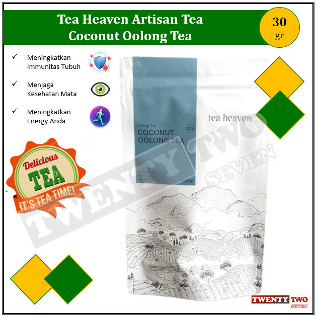 

[doz]|3X Tea Heaven Artisan Tea Coconut Oolong 30 gr