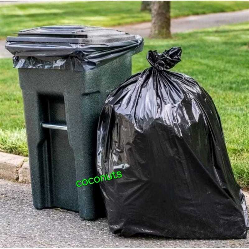 Plastik Sampah / Kantong Sampah Trash Bag Hitam Ukuran 60x100/ 80x100/ 40x60/