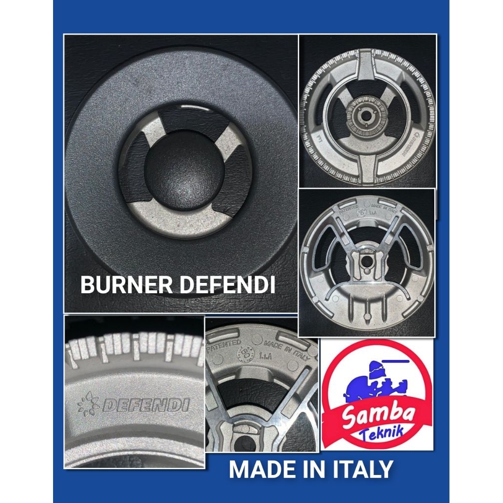 BURNER KOMPOR TANAM ( DEFENDI  ) TEKA / LINEA / OVUS