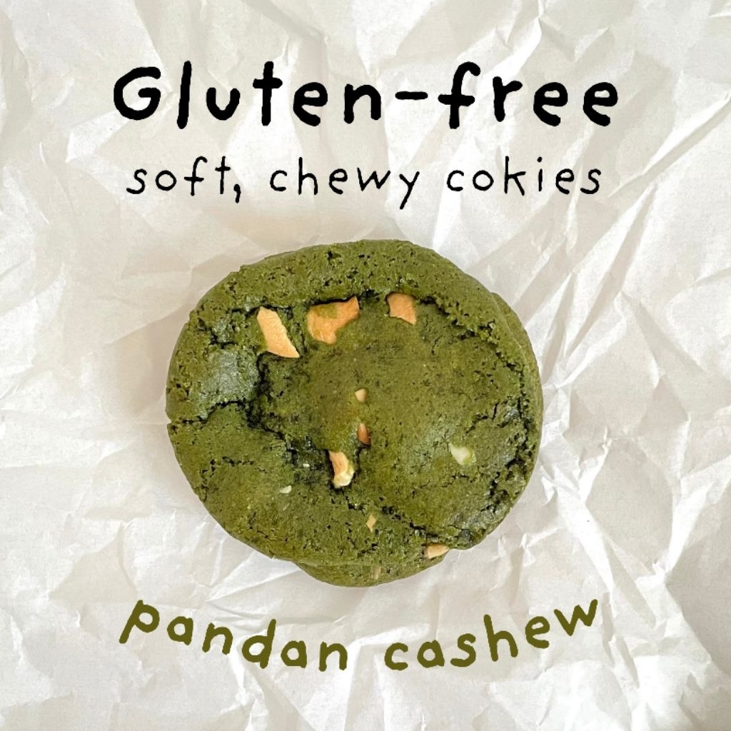 

Gluten-free Pandan Cashew Cookies