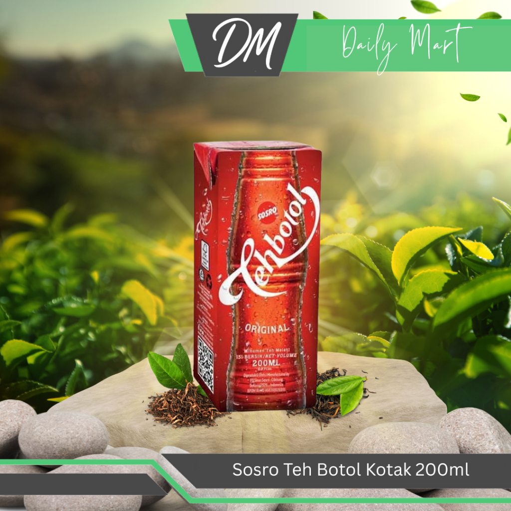 

Teh Botol Sosro Kotak 200ml Original - Minuman Teh Kemasan Premium Murah