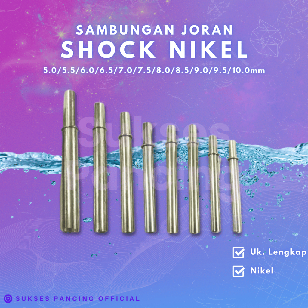 Shock Sambungan  Nikel Joran Pancing / Sambungan Joran Pancing