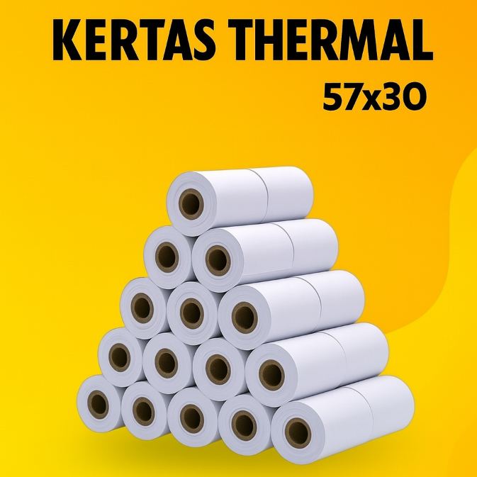 

Struk Thermal 57x30 – Cocok untuk Mesin EDC & Mini Printer
