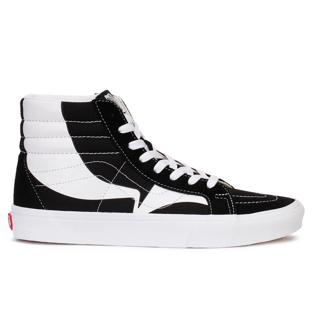 Sepatu Vans SK8 Hi Reissue Wrap Black White Sneakers