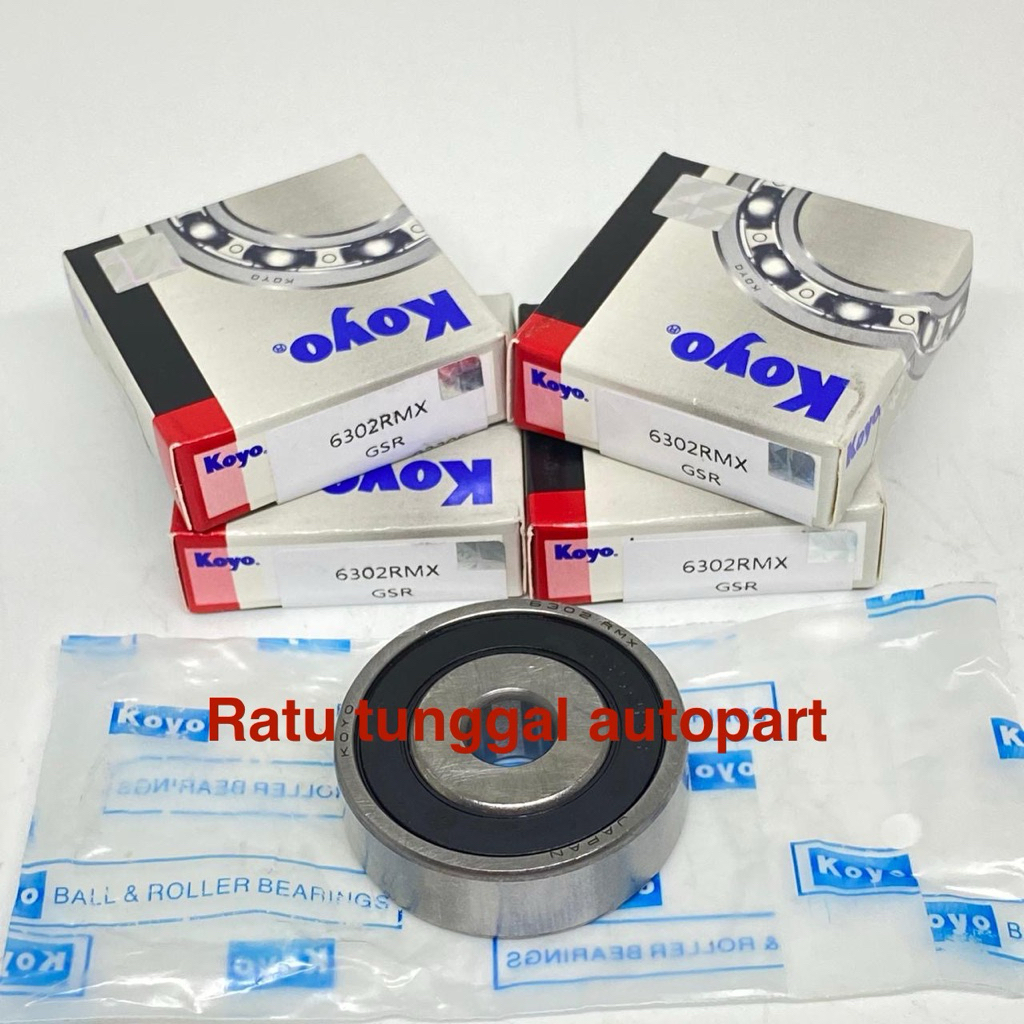 BEARING 6302 RMX KOYO BEARING TENSIONER AVANZA AVZ XENIA 6302RMX 6302 - 10.25MM KOYO