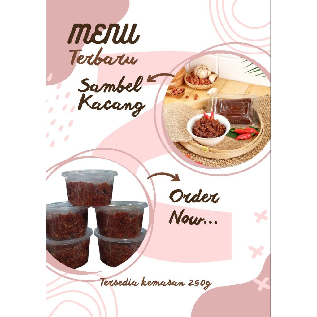 

Sambel kacang/sambel pecel Magetan kemasan 250g