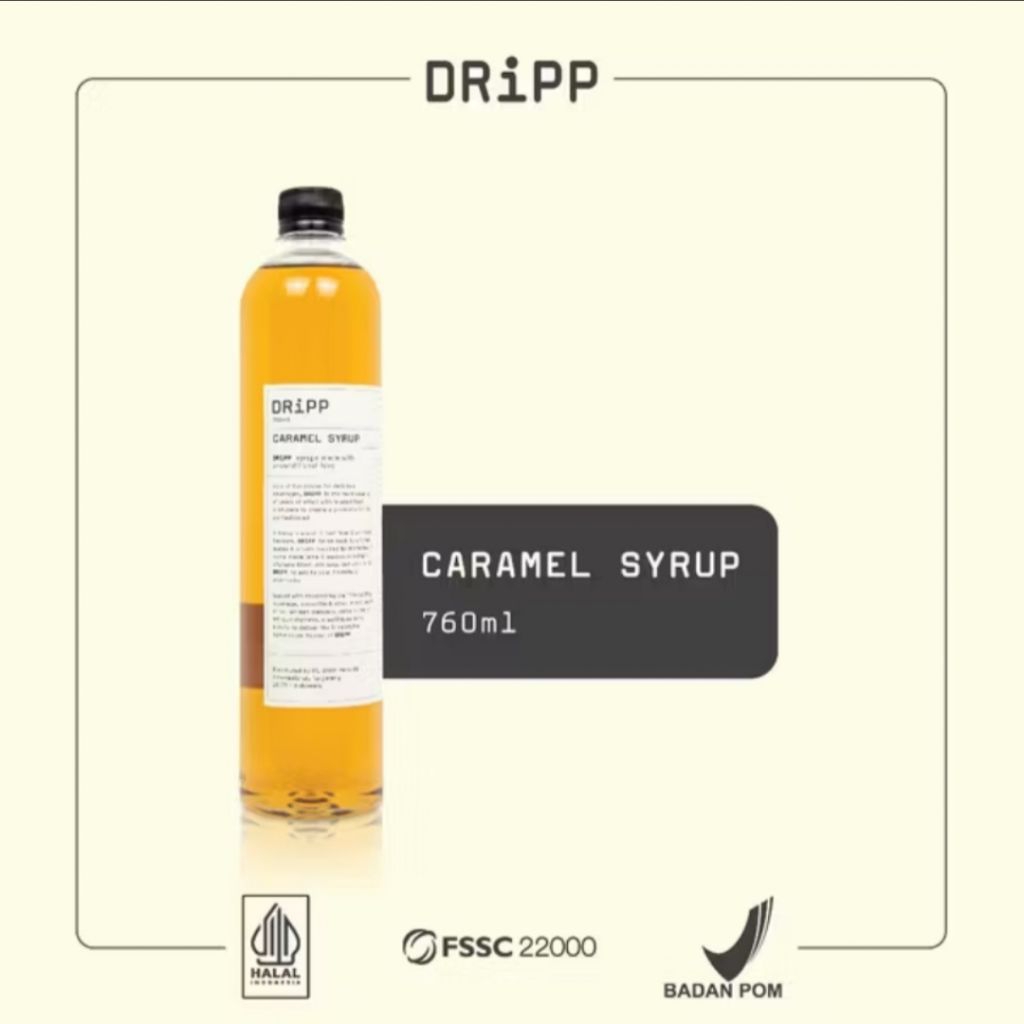 

DRIPP SYRUP CARAMEL 760 ML