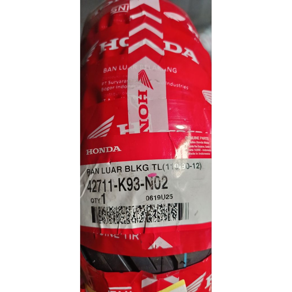 BAN LUAR SCOPY RING-12 FEDERAL HONDA TUBELESS (K93-N02)