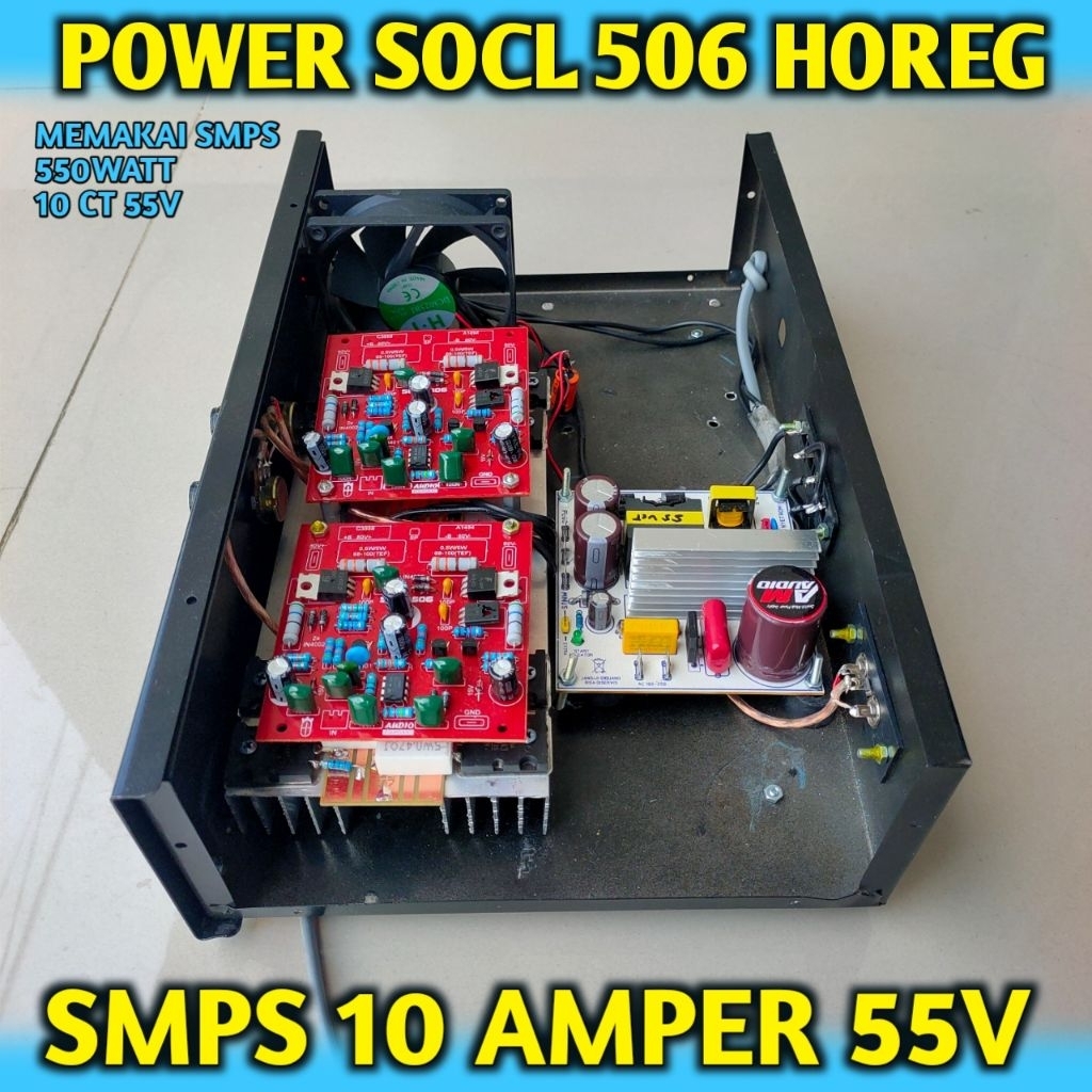POWER RAKITAN 10a CT 55 SMPS SIAP HOREG UDAH GAK PERLU TRAVO LAGI