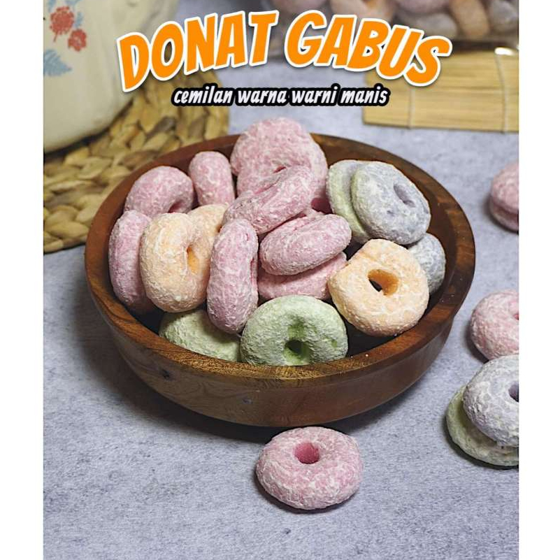 

DONAT GABUS WARNA WARNI 200 GRAM & 500 GRAM