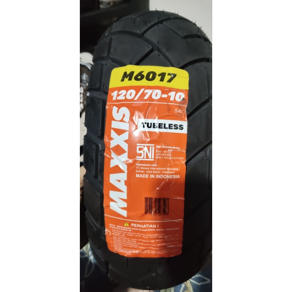 ban maxxis tubles untuk vespa ring 10