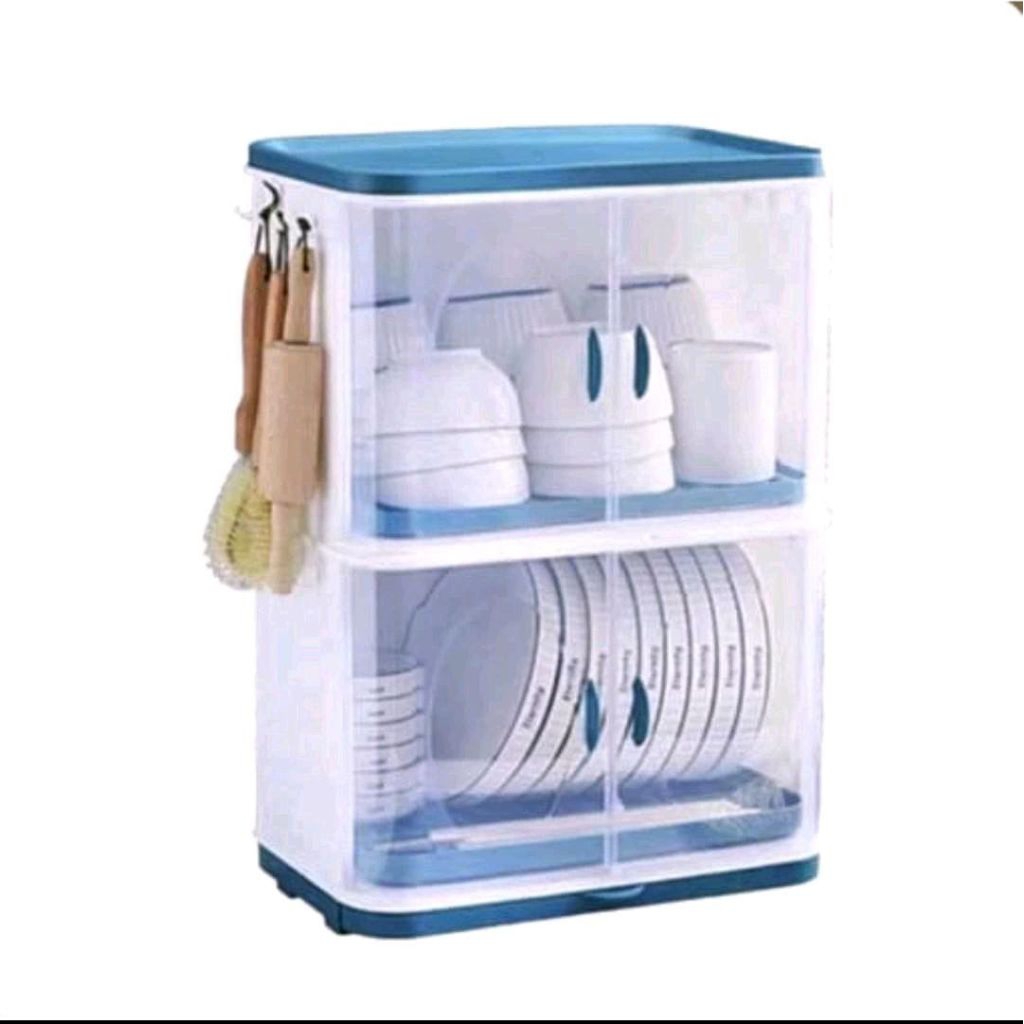 INDOSTAR RAK PIRING TUTUP MIKA Penyimpanan