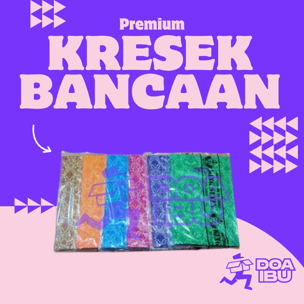 kantong plastik bancakan | kantong plastik motif batik | kresek untuk dos ukuran 28 dan 32 | kresek 