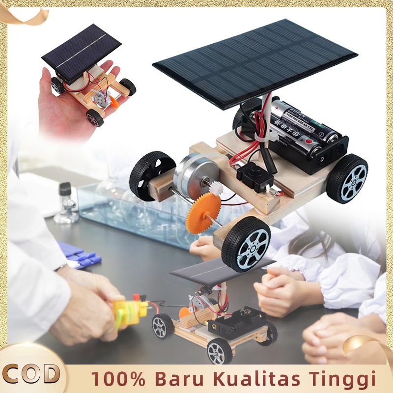 Mainan Mobil Tenaga Surya Mobil Tenaga Surya Diy Sains Anak Moon Rover Solar Car