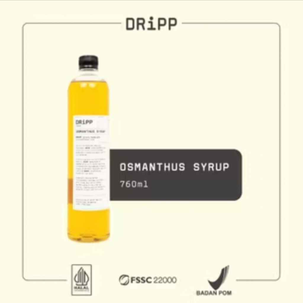

DRIPP SYRUP OSMANTHUS 760 ML