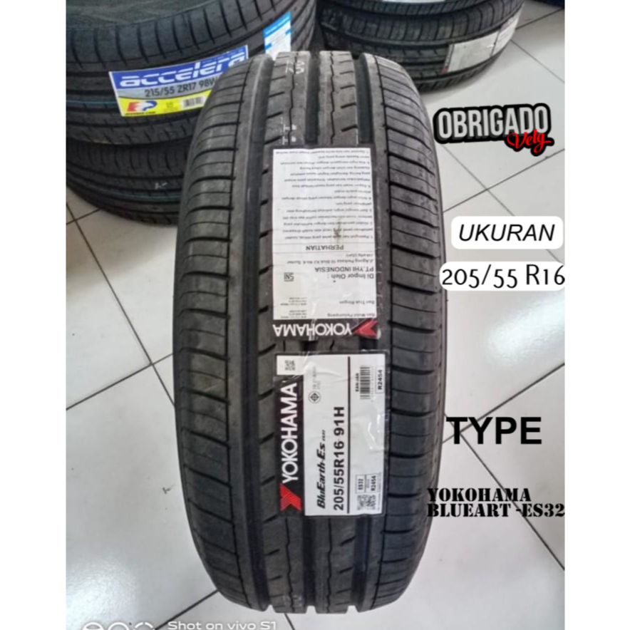 Ban Mobil Inport Yokohama blueart -ES32 205 55 R16 Tubless_Tahun Produksi 2025