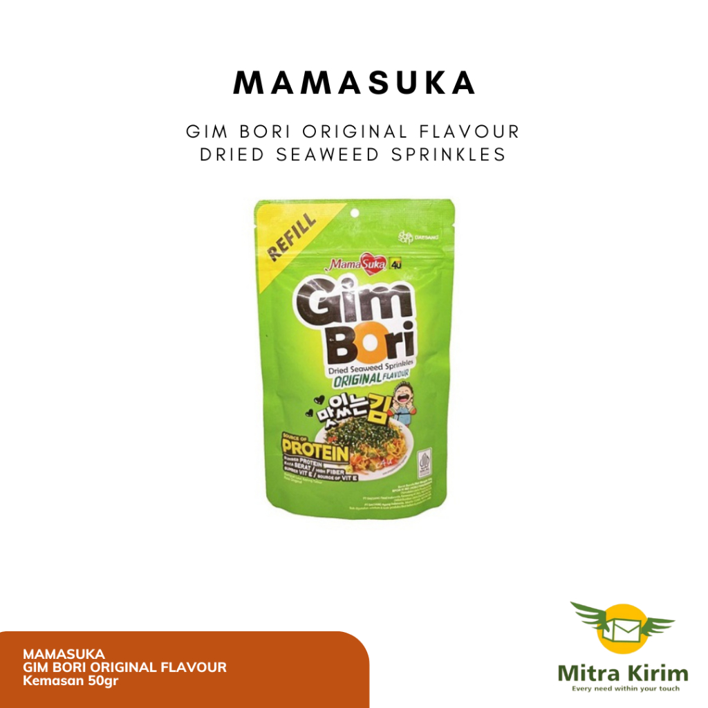 

Mamasuka Gim Bori Original Flavour 50g