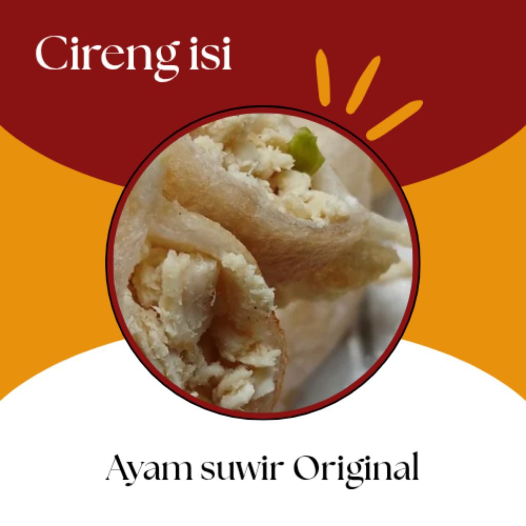 

cireng isi ayam suwir original