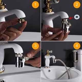 MH - Konektor Cabang Kran Wastafel Sambungan Spliter Diverter Valve KC3W