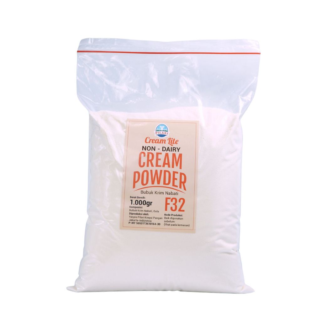 

Cream Lite F32 / Non Dairy Creamer / Bubuk Special Premiks Krimer Nabati dari Santos | Cocok untuk minuman dan dessert