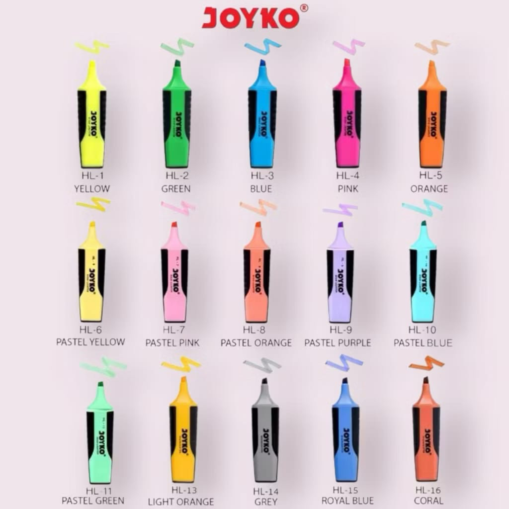 

Stabilo Highlighter Joyko Penanda Berwarna Cod