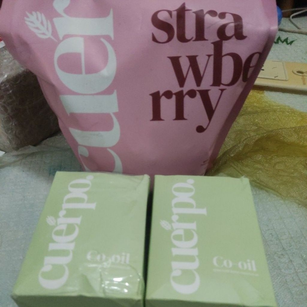 

Cuerpo Co Oil New dan Susu penggemuk preloved *Free Oil 7sachet