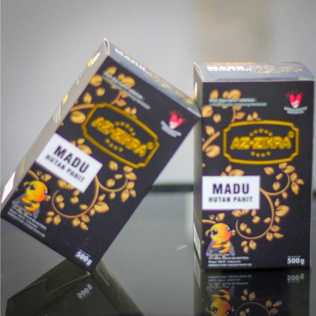 

PAKET 2 BOTOL Madu Az-Zikra Az Zikra AzZikra Hutan Hitam Pahit 500gr