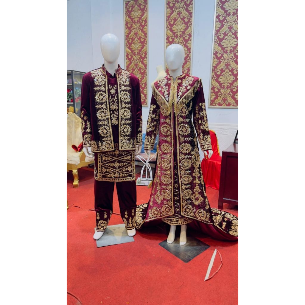 BAJU PENGANTIN MINANG GAMIS MODERN PREMIUM