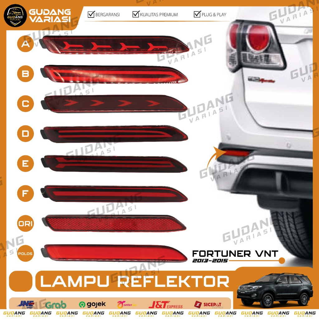 Lampu Reflektor Fortuner VNT 2013-2015