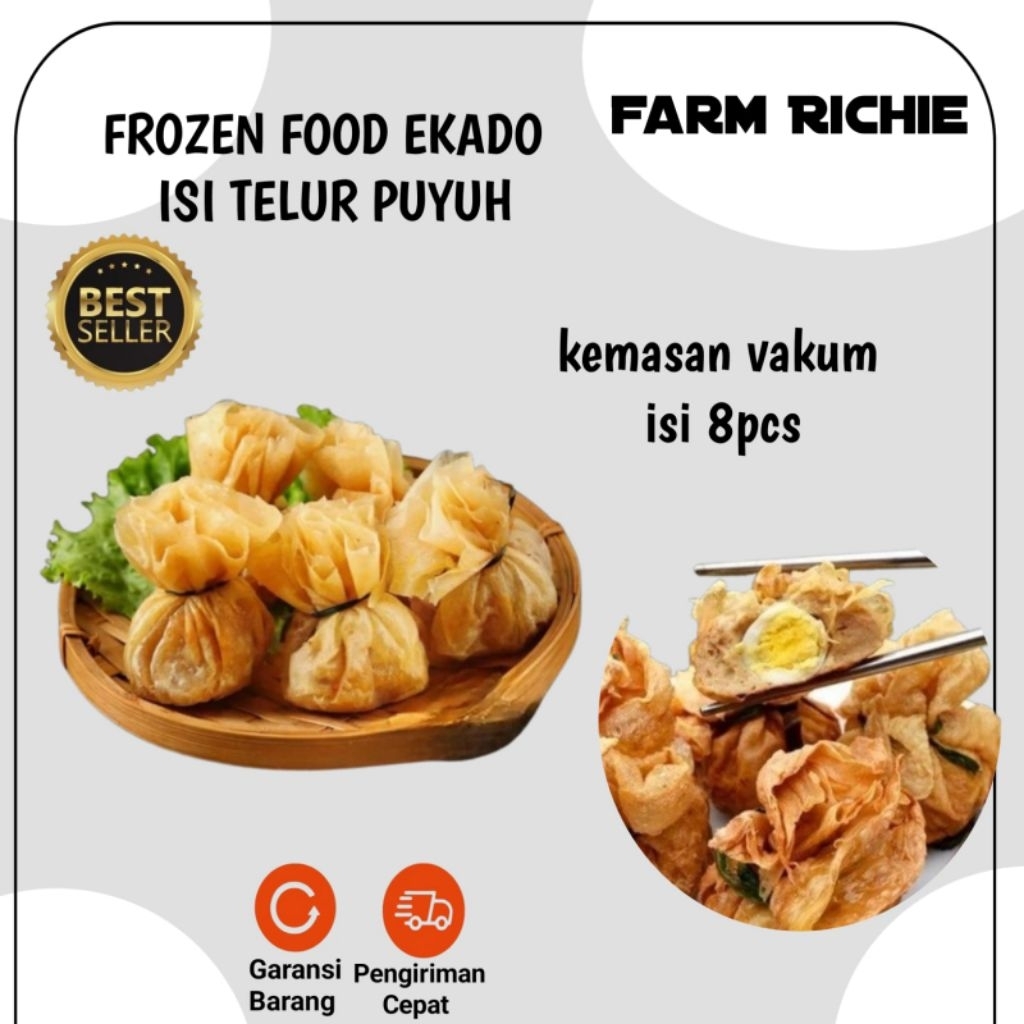 

Ekado Ayam Isi Telur Puyuh Isi 8 Pcs Kualitas Premium Home Made Richie