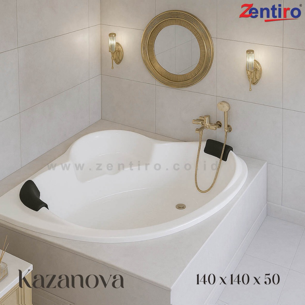 ZENTIRO Bathtub Jacuzzi Kazanova | Bathtub Whirlpool | Bathtub Marble