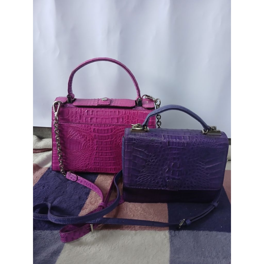 SLingbag Zarmoi (kulit buaya asli)