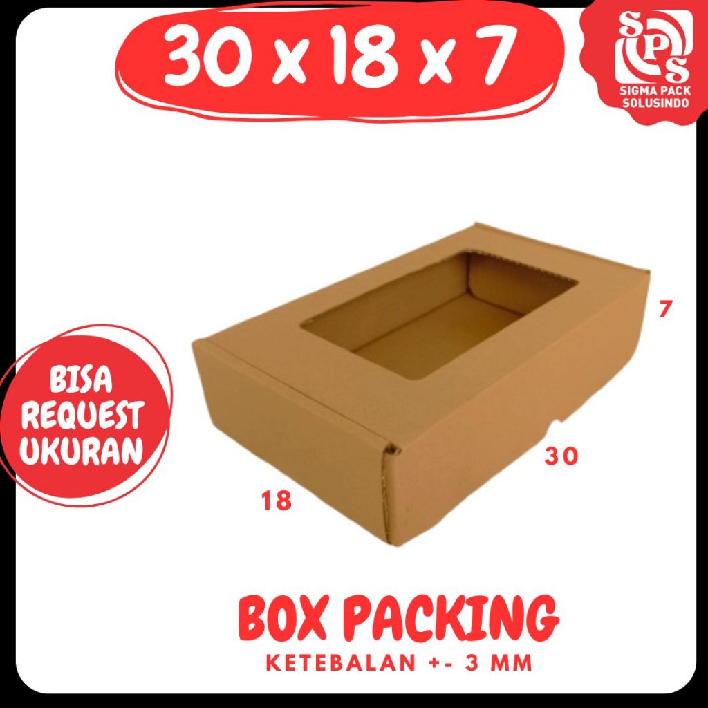 Kardus 30x18x7 LS Box Packing Hampers Kotak Kemasan Packing Dus Baju Handuk Parfum Zigma Box