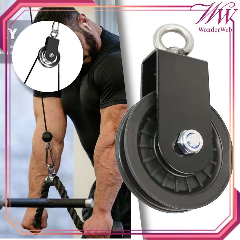 Roda Katrol Gym 88mm Roda Pulley Home Gym Pull Down Katrol Gym Katrol Pulley Gym Untuk Peralatan Gym