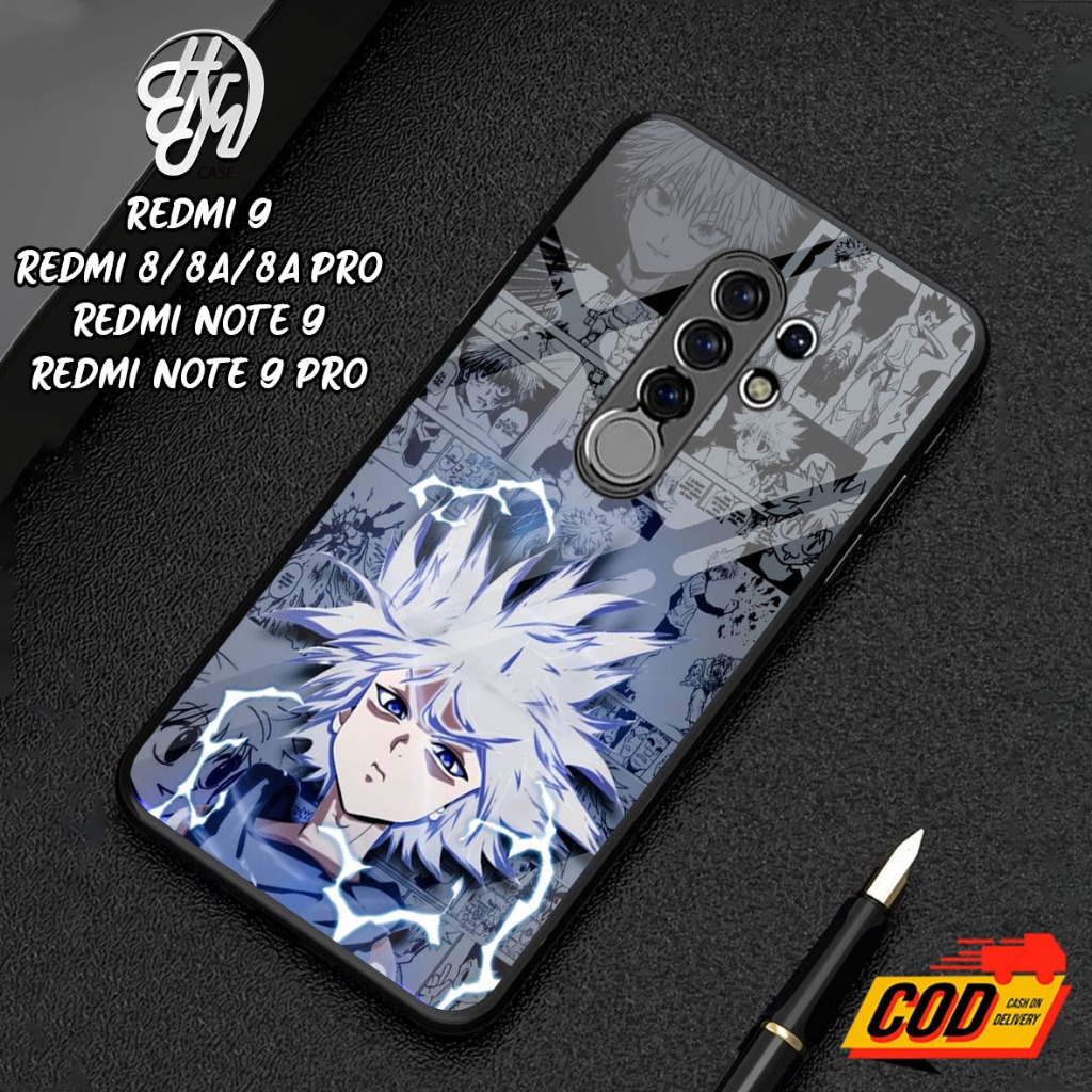 Casing Hp Untuk Xioami Redmi 9 /  Note 9 / Note 9 Pro / 8 / 8A / 8A Pro  - Fashion Anime Killua Case