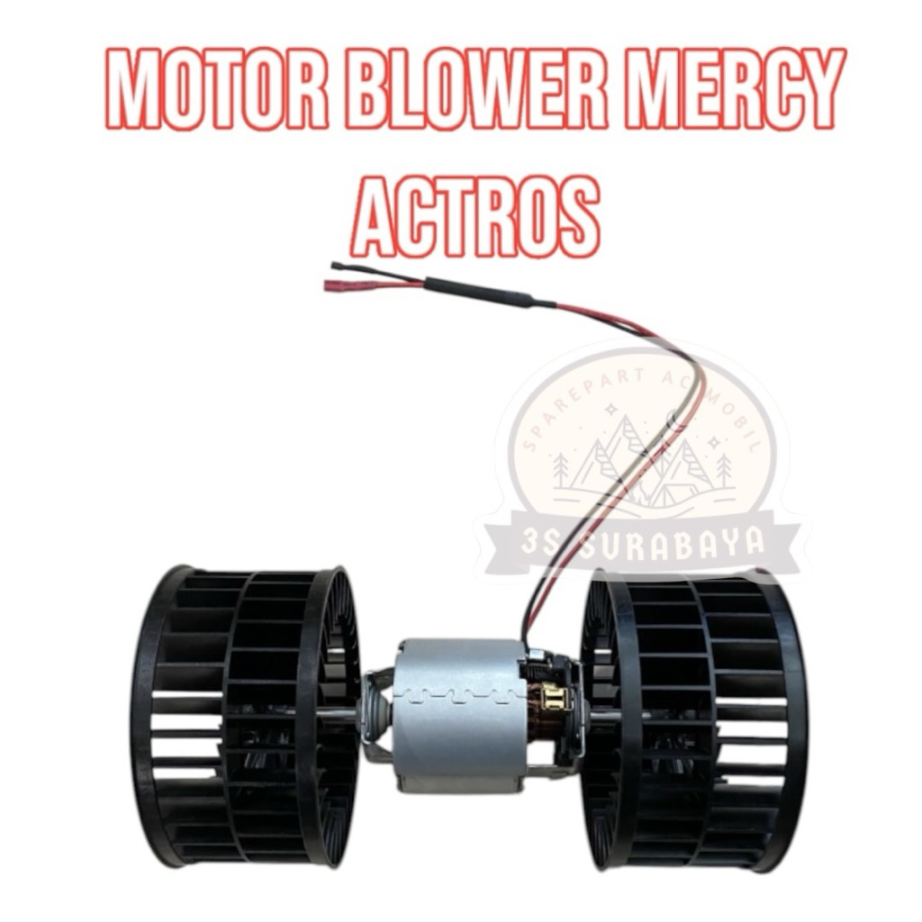 Motor Blower Actros Mercy Mercedes Benz Truck Ac mobil 24 Volt 2 daun (Baru/New)