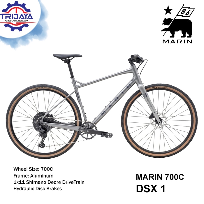 Marin DSX 1 [700C] Sepeda Gravel 11 Speed Flat Bar