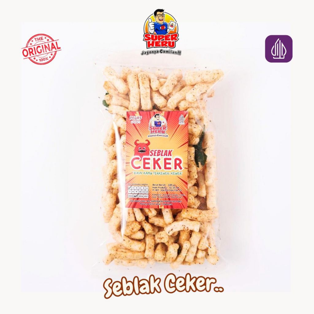 

Superheru Seblak Ceker 100 gram seblak bandung