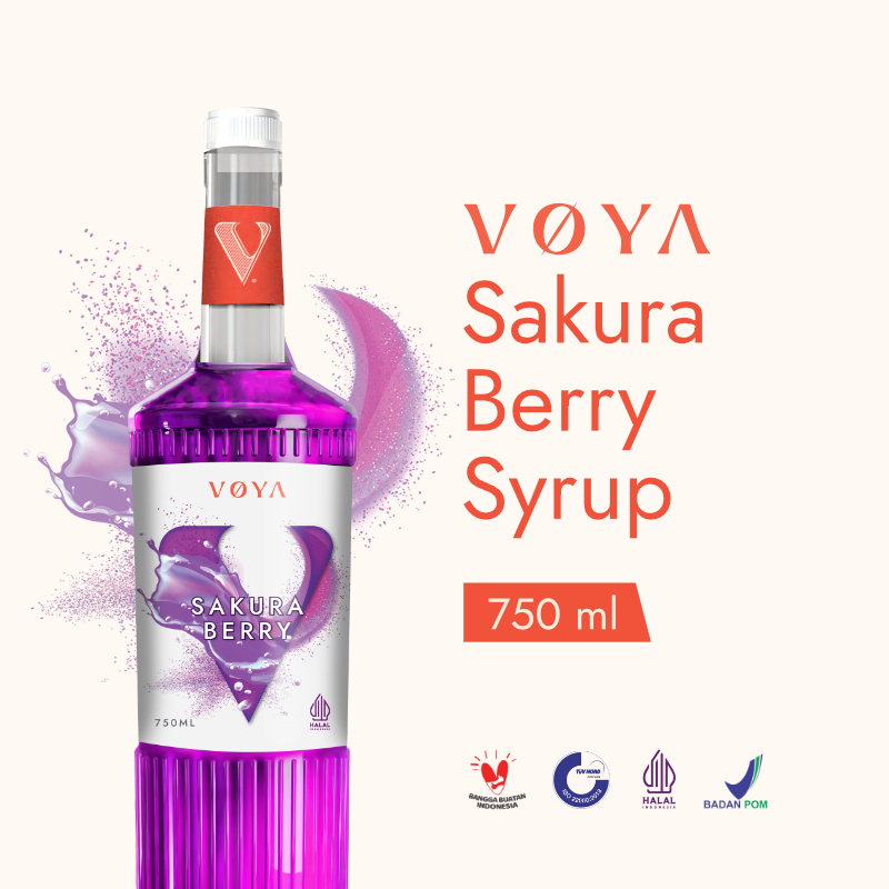 

VOYA Premium Flavoured Sakura Berry Syrup Signature Series 750 ML