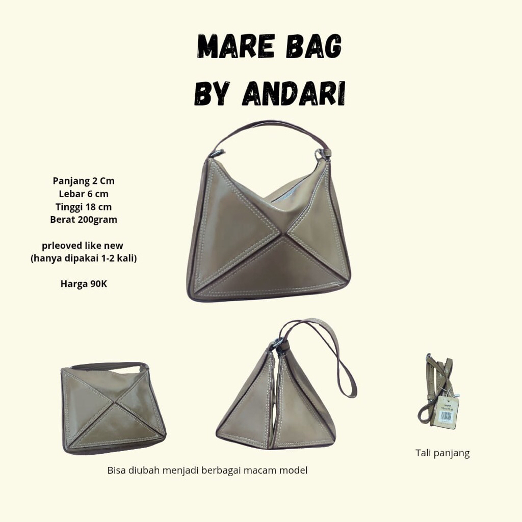 by ANDARI - Mare Bag Tas Wanita Preloved Like New